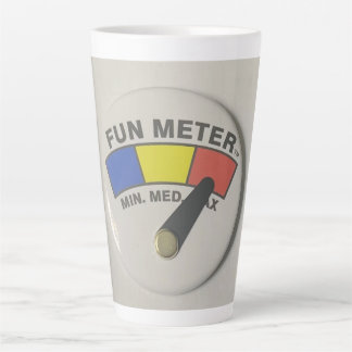 TAZA DE CAFÉ LATTE FUN METER MUG