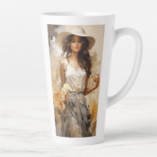 Taza De Café Latte Funciones para el gran latte mug