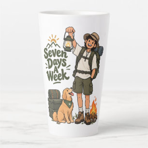 Taza De Café Latte Funda inteligente AdventuriPad para siete días a l