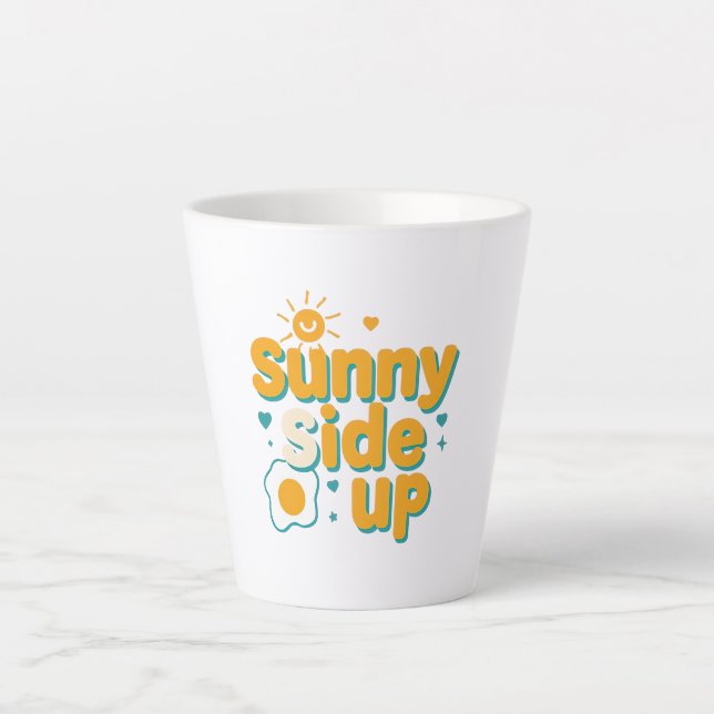 Taza De Café Latte Funny Breakfast Foodie Quote (Anverso)