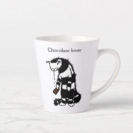 Taza De Café Latte Funny Cat Chocolate Lover