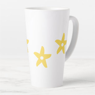 Taza De Café Latte Funny Flowef