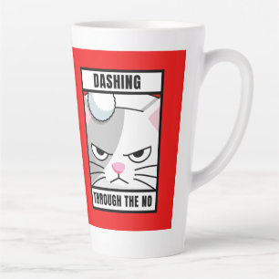 TAZA DE CAFÉ LATTE FUNNY GRUMP CAT NAVIDADES LATTE COFFEE MUG