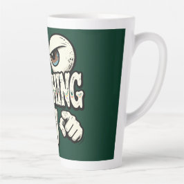 Taza De Café Latte Funny "I'M WATCHING YOU" Retro Eyes Coffee Mug - O