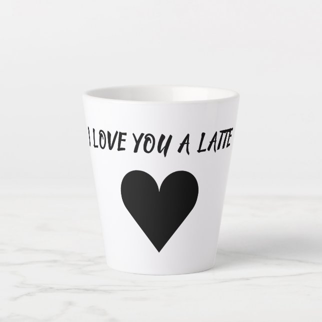 Taza De Café Latte Funny Latte Coffee Lover Romantic Cup (Anverso)