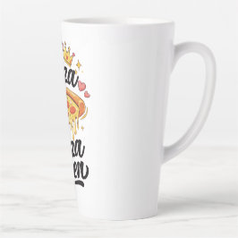 Taza De Café Latte Funny Pizza Queen Cooking mug for Women Cute Gift