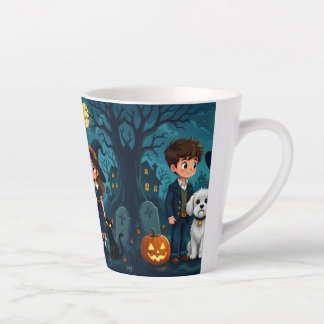 Taza De Café Latte Funny Spooky Coffee Cup for Fall & Trick or Treat