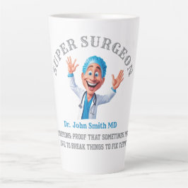 Taza De Café Latte Funny Surgeon Cartoon Gift for Doctors & Nurses