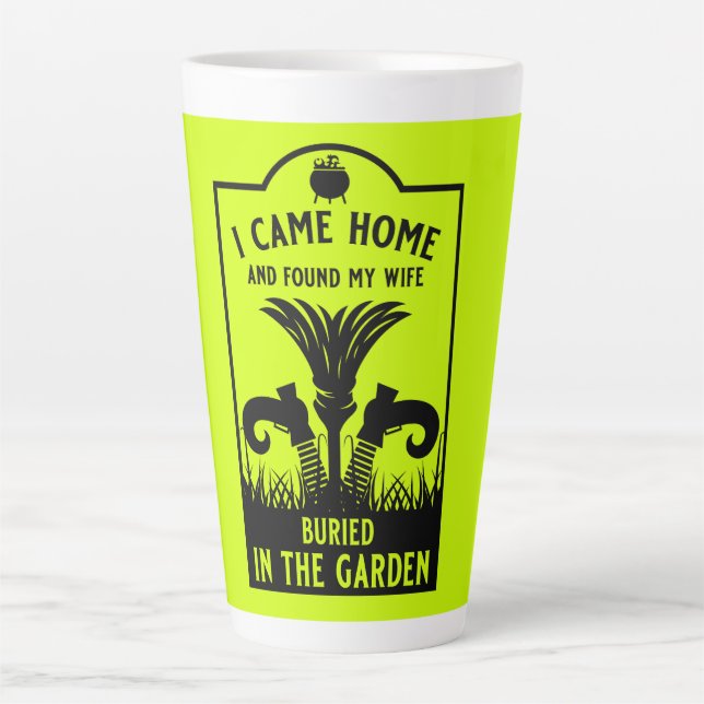 Taza De Café Latte Funny Witch Wife (Anverso)