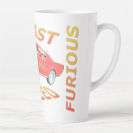 Taza De Café Latte Furioso rápido y rápido 01