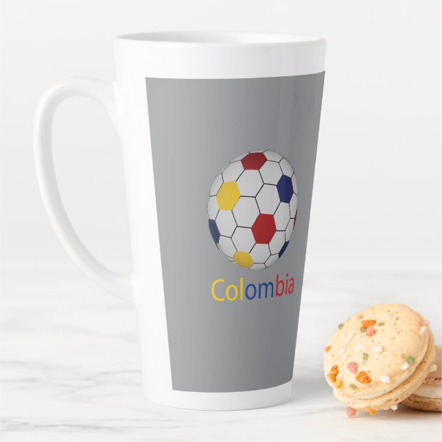 Taza De Café Latte Fútbol Colombiano (In situ)