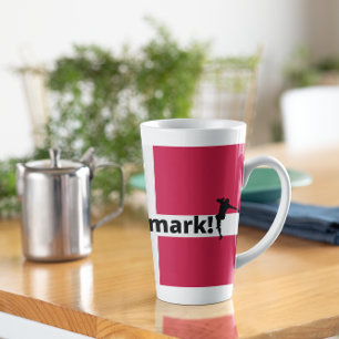 Taza De Café Latte fútbol danés