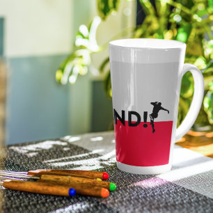Taza De Café Latte Fútbol en Polonia