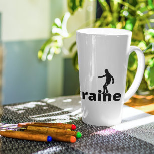 Taza De Café Latte Fútbol en Ucrania