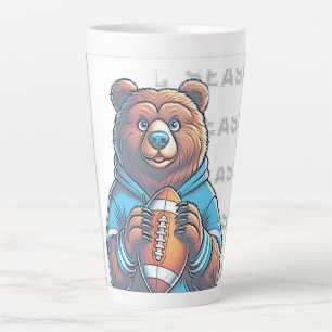 Taza De Café Latte Fútbol personalizado
