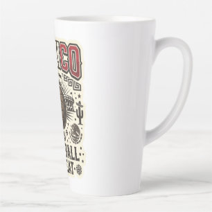 Taza De Café Latte Fútbol Soccer México Personalizado 2026