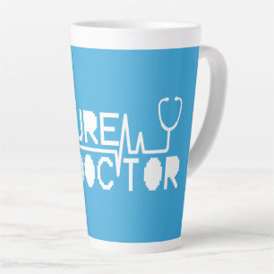 Taza De Café Latte Futuro médico medicina Estetoscopio