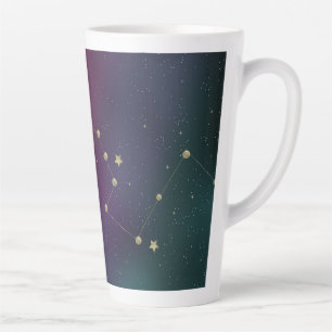Taza De Café Latte Galaxia de constelación ombré