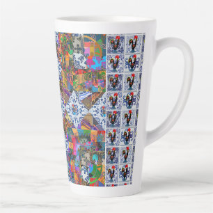 Taza De Café Latte Galo de Barcelos, Portugal