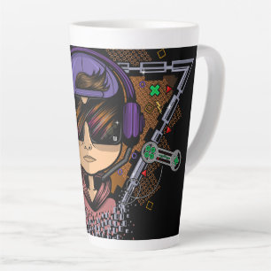 Taza De Café Latte Gamer Boy