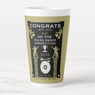 Taza De Café Latte Ganadores del concurso de danza Salsa