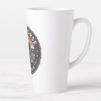 Taza De Café Latte Garaje Iron Horse