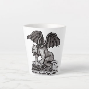 Taza De Café Latte Gargola Golem