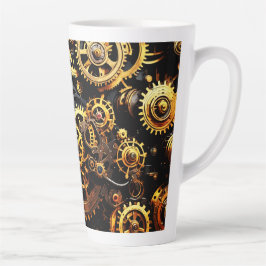 Taza De Café Latte Gases de relojería de Steampunk 1004