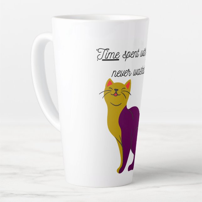 Taza De Café Latte gatito (Ángulo izquierdo)