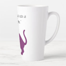 Taza De Café Latte gatito