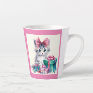Taza De Café Latte Gato