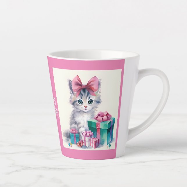 Taza De Café Latte Gato (Derecha)