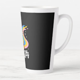 Taza De Café Latte Gato astronauta espacial