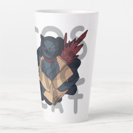 Taza De Café Latte Gato cósmico