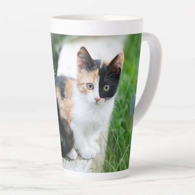 Taza De Café Latte Gato Fantasma de la Ópera (Ángulo derecho)