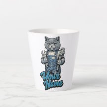 Gato Plomero Personalizado Scottish Fold Adorable