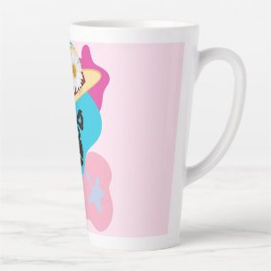Taza De Café Latte Gel Mousepad