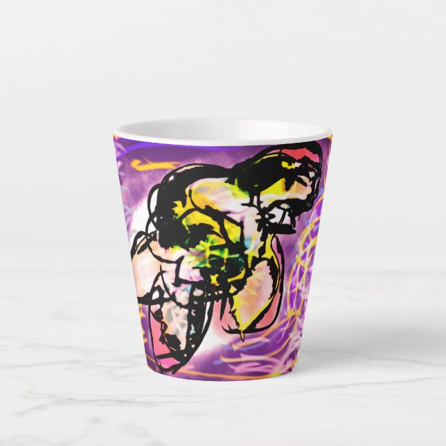 Taza De Café Latte Gema de tortuga (Anverso)