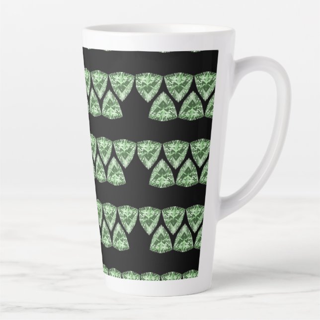 Taza De Café Latte gemas verdes (Derecha)