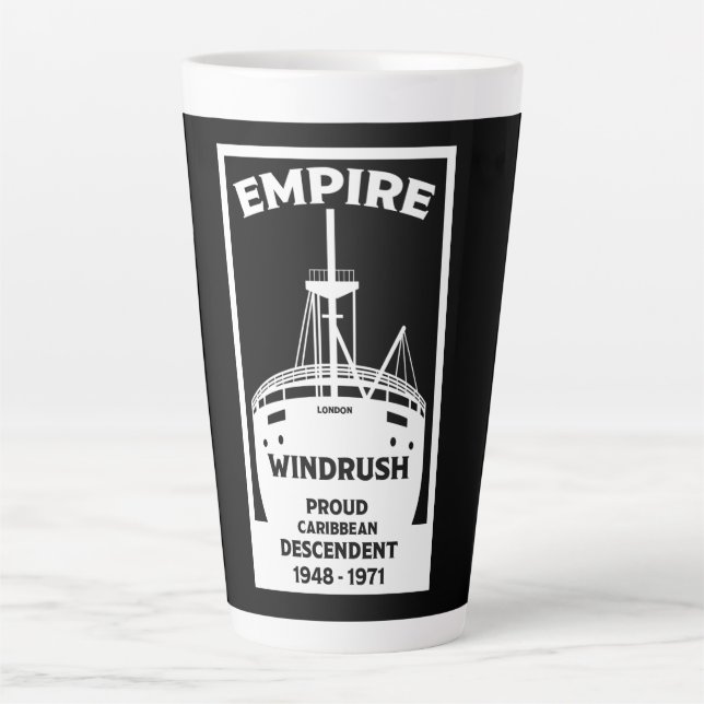 Taza De Café Latte Generación Windrush (Anverso)
