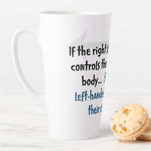 Taza De Café Latte Gente zurda