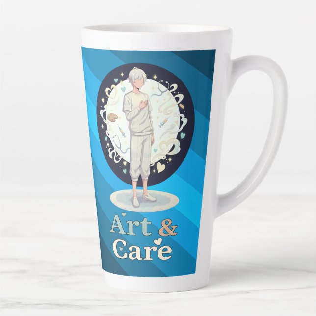 Taza De Café Latte Gentle Anime Doctor Art (Derecha)