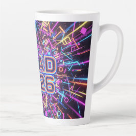 Taza De Café Latte Geometric 2026 Graduate Mug