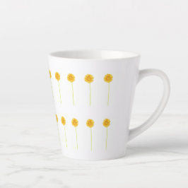 Taza De Café Latte Gerbera daisy Small Latte Mug