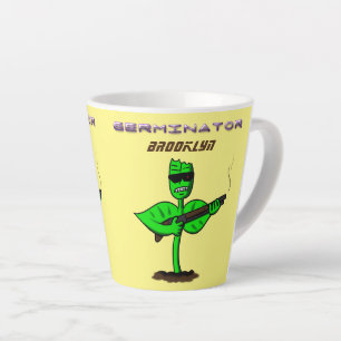 Taza De Café Latte Germinator cyborg personalizado divertido