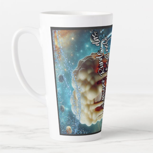 Taza De Café Latte Geselliges Bier  (Izquierda)