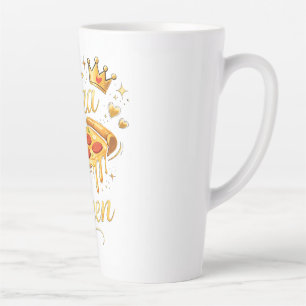 Taza De Café Latte Gif de pizza divertida Amante de la pizza Cocción