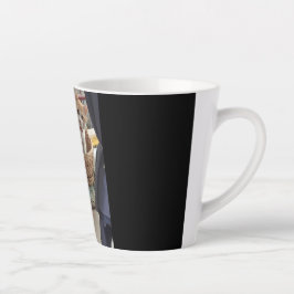 Taza De Café Latte ginger cat Latte Mug