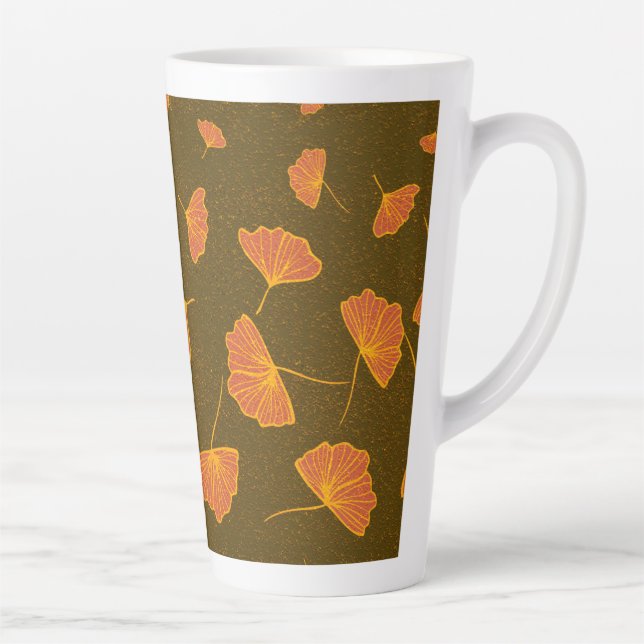 Taza De Café Latte ginkgo bailador (Derecha)