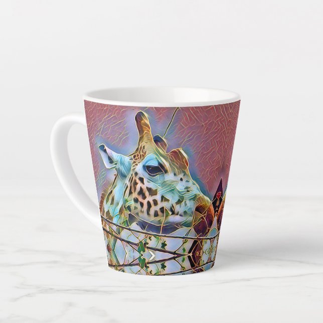 TAZA DE CAFÉ LATTE GIRAFFE (Ángulo izquierdo)